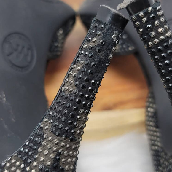 Michael Michael Kors Jamie Black Leaf 4" Pump Women's 10M - Picture 7 of 7